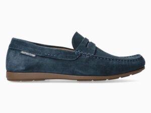 mephisto blue penny loafers 5133472_2